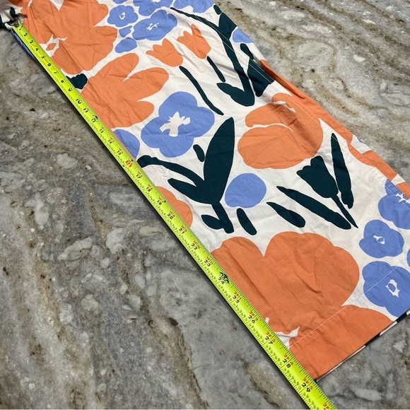 Marimekko x Uniqlo Floral Print Pants High Rise Wide Leg - Picture 8 of 10